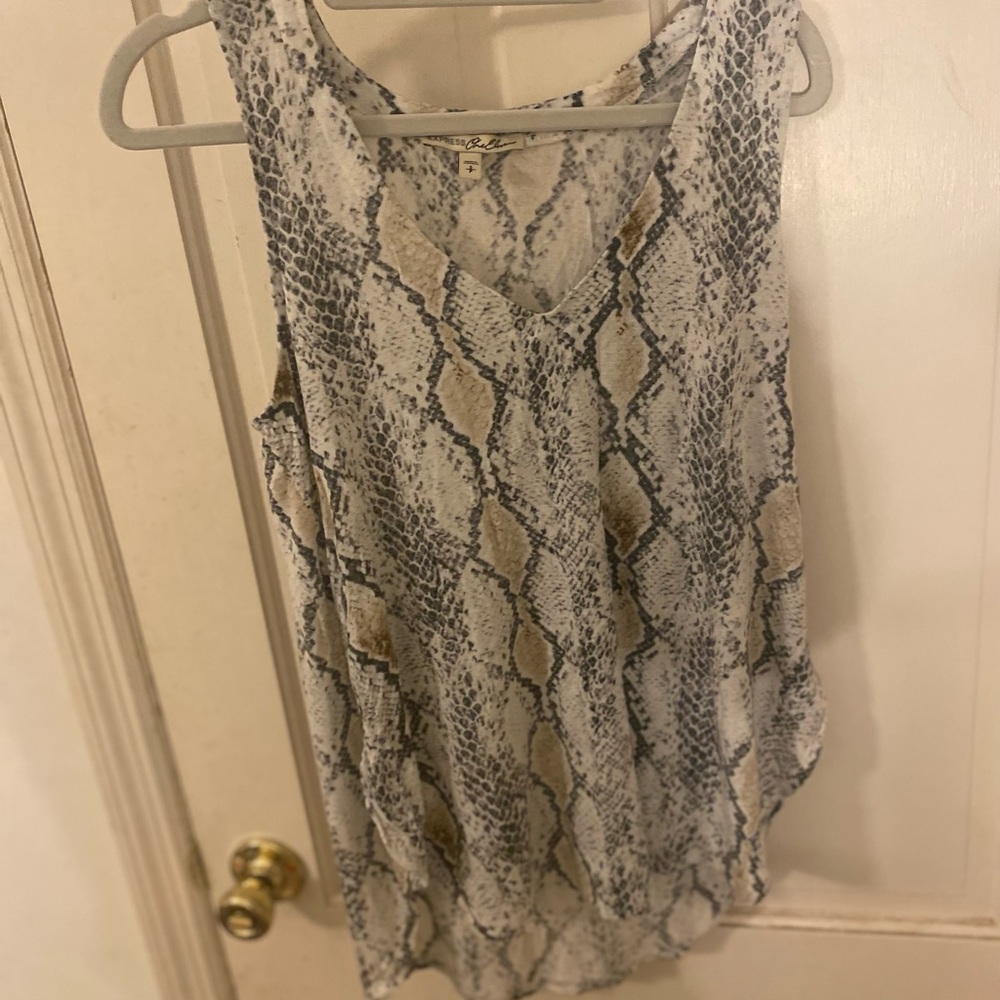 Express snake skin tank